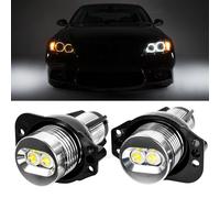 2X LED Angel Eyes Für BMW E90 E91 05-08 XENON WEISS Standlicht Für BMW Ringe,