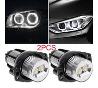 2X LED Angel Eyes Für BMW E90 E91 XENON WEISS Standlicht Für BMW Corona Ringe DA