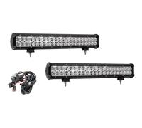 2x LED Fernscheinwerfer 12V Überrollbügel Lampenbügel Frontbügel + Kabelbaum