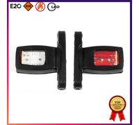 2x LED Positionsleuchte Begrenzungsleuchten 12V 24V Anhänger ADAC LKW PKW E20