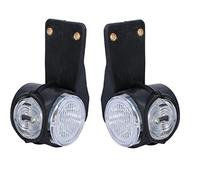 2x LED Positionsleuchten Begrenzungsleuchten Satz Hochwertig Seitenmarkierungsleuchten Gelb Rot Weiß Neu LKW Anhänger 12V