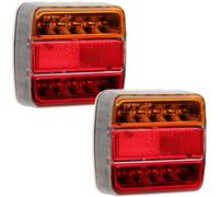 2x LED Rückleuchte Heckleuchte Blinker 12V NFZ Anhänger Traktor Bagger Radlader