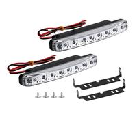 2X LED Tagfahrlicht Tagfahrleuchten Tageslicht E4 R87 Prüfzeichen TFL DLR 12V DE