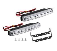 2X LED Tagfahrlicht Tagfahrleuchten Tageslicht E4 R87 Prüfzeichen TFL DLR 12V DE