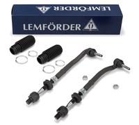 2x LEMFÖRDER Spurstange + Kopf + Manschette für BMW 5er E39 MIT Servo vorne