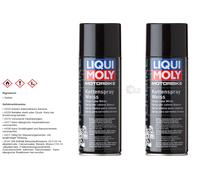 2x Liqui Moly Motorbike Kettenspray weiß white Grease Dose Aerosol 400 ml