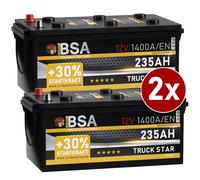2x LKW Batterie 12V 235AH Starterbatterie statt 200AH 210AH 220AH 225AH 230AH