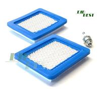 2x Luftfilter + Zündkerze für Sabo SA 31749 LG491588JD SA26547 SAA31749, 491588