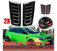 2x Lufthutzen Lufteinlässe RS Hutzen Tuning Lufteinlass für Ford Focus MK2 MK3