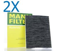 2x Mann-Filter Innenraumfilter Pollenfilter Smart ForTwo Coupe Cabrio