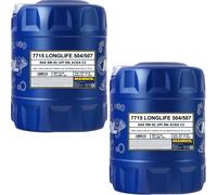 2x MANNOL 7715 LONGLIFE 504/507, 20L