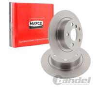 2x MAPCO BREMSSCHEIBEN 280mm VOLL HINTEN passend für BMW 1 2 I3 X1 X2 MINI | 258