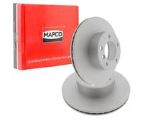 2x MAPCO BREMSSCHEIBEN 296mm BELÜFTET VORNE passend für BMW 5 | 15767C