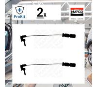 2x Mapco Warnkontakt, Bremsbelagverschleiß Vorne für Mercedes-Benz M-CLASS