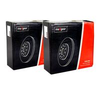 2x MAXGEAR 19-1276 Bremsscheibe Hinten 274mm 274 mm für GRAND SCÉNIC II LAGUNA