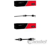 2X MAXGEAR ANTRIEBSWELLEN SATZ VORNE passend für BMW X5 X6 E70 F15 F85 xDrive