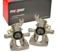 2x MAXGEAR Bremssattel Hinten L+R für COLT SMART FORFOUR MITSUBISHI
