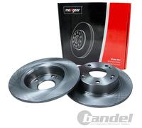 2X MAXGEAR BREMSSCHEBEIBEN 260mm VOLL HINTEN PASSEND FÜR HONDA ACCORD