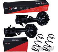 2x MAXGEAR STOSSDÄMPFER+FAHRWERKSFEDER HINTERACHSE passend für MERCEDES 190 W201