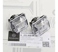 2x Mercedes Kennzeichenleuchte Lichtscheibe W204 W207 W221 W212 W216