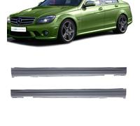 2x Mercedes W204 S204 Seitenschweller 07-14 Schweller ABS + Zubehör für C63 AMG