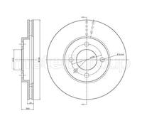 2x METELLI Bremsscheibe 23-0230C für SEAT VW