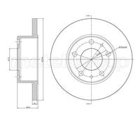 2x METELLI Bremsscheibe 23-0572 passend für IVECO
