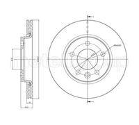 2x METELLI Bremsscheibe 23-0728 für VW