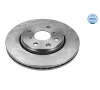 2x MEYLE 11-15 521 0037 Bremsscheibe für CITROËN PEUGEOT TOYOTA