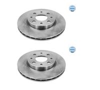 2x Meyle 215 521 0026 Bremsscheibe Vorne für Fiat 500 312 Ford KA RU8