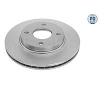 2x MEYLE 783 521 7002/PD Bremsscheibe für FORD MAZDA