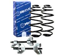 2x MEYLE Fahrwerksfeder Vorne + Federspanner für MERCEDES E W211 S211 1.8-5.5