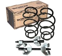 2x MONROE Fahrwerksfeder Vorne + Federspanner für MERCEDES E W211 S211 1.8-5.5