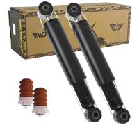2x MONROE Stoßdämpfer + Rep-Kit Hinten für CITROEN C2 JM C3 I II PEUGEOT 1007