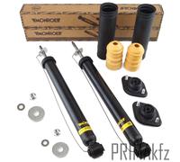 2x Monroe Stoßdämpfer + Staubmanschette + Domlager hinten für BMW 3er E36 E46