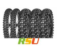 2x Motorradreifen Mitas TERRA FORCE-EX MH (TT) YELLOW SUPER 70/100-19 42M Som...