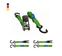 2x Motorradspanngurte Motorrad Spanngurt Motorradssicherung Zurrgurt S-Haken (37