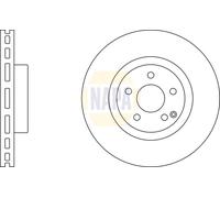 2x NAPA Bremsscheibe belüftet Ø330mm für Mercedes-Benz E-Klasse W211 CLS C219