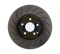2x NAPA Bremsscheibe gelocht/innenbel. Ø322mm für Mercedes-Benz E-Klasse
