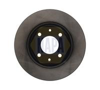 2x NAPA Bremsscheibe voll Ø266mm für Citroën C2 JM_ C3 I FC_ FN_ Peugeot