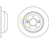 2x NAPA Bremsscheibe voll Ø302mm für KIA Sorento II XM Hyundai Santa Fé III DM