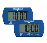 2X Needit Park Mini Blau elektronische Parkscheibe Digitale Parkuhr mit offizieller Zulassung des Kraftfahrtbundesamtes 2er Sparset