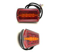 2x Neon LED Rückleuchte m. 3 Funktionen E9 Anhänger Traktor Schlepper Bagger NEU