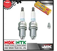 2x Neu Ngk Ersatz Zündkerzen - Teil Nr. BKUR5ET Lager Nr. 2789 2pk