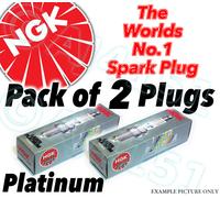 2x Neu Ngk Platinum Zündkerzen - Teil Nr. PFR7H-10 Stock Nr. 3978 2pk Zündkerzen