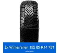 2x Nexen WinGuard Snow G-3 WH-21 3PMSF 155/65 R14 75T Winterreifen | 53626