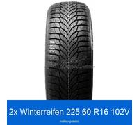 2x Nexen WinGuard Sport 2 WU-7 3PMSF XL 225/60 R16 102V Winterreifen | 98012