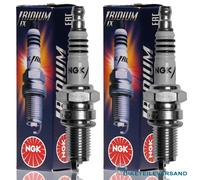 2X NGK Zündkerze LKAR9BI-9 Originalersatzteil Iridium 6205