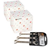 2x NK Bremssattel Vorne + Schlüssel Satz für DACIA DUSTER YARIS VIOS 1.0-1.6