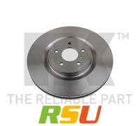 NK 2x Bremsscheibe Ø355mm belüftet für Nissan 370 Z Roadster 3.7 NISMO 202292
